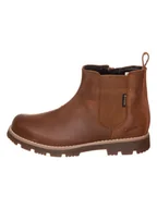 Botki damskie - Clarks Skórzane botki "Heath Sea" w kolorze brązowym - miniaturka - grafika 1