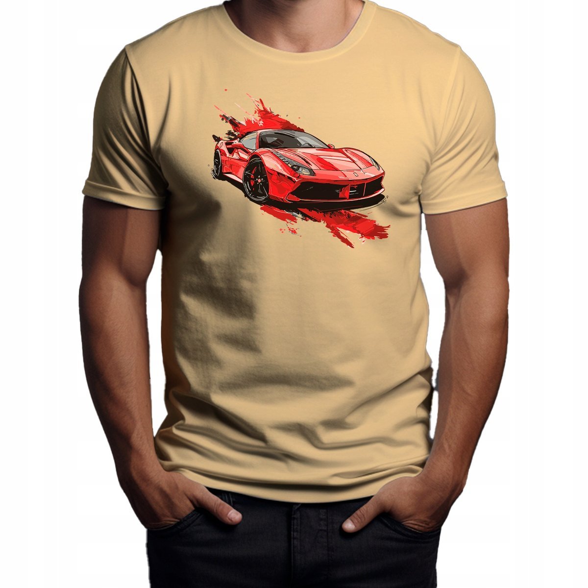 Koszulka T-Shirt ''Ferrari'' Bawełna L