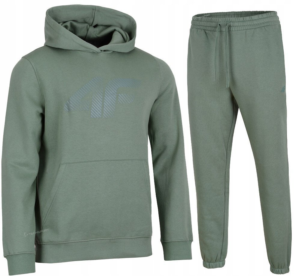 4F OCIEPLANY MÄSKI DRES BAWEĹNA KOMPLET BLUZA SPODNIE / rozm XXL