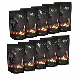 Dolina Noteci Piper Karma Wątroba Wołowa 10x500g - Mokra karma dla psów - miniaturka - grafika 1