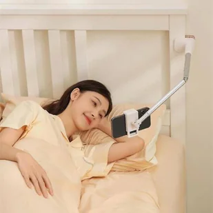 USAMS Teleskopowy uchwyt biurkowy na telefon WX Series czarny/black ZB255WXZJ01 (US-ZB255) - Selfie stick - miniaturka - grafika 12