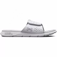 Klapki i japonki damskie - Damskie klapki Under Armour UA W Ignite Pro SL - białe - UNDER ARMOUR - miniaturka - grafika 1