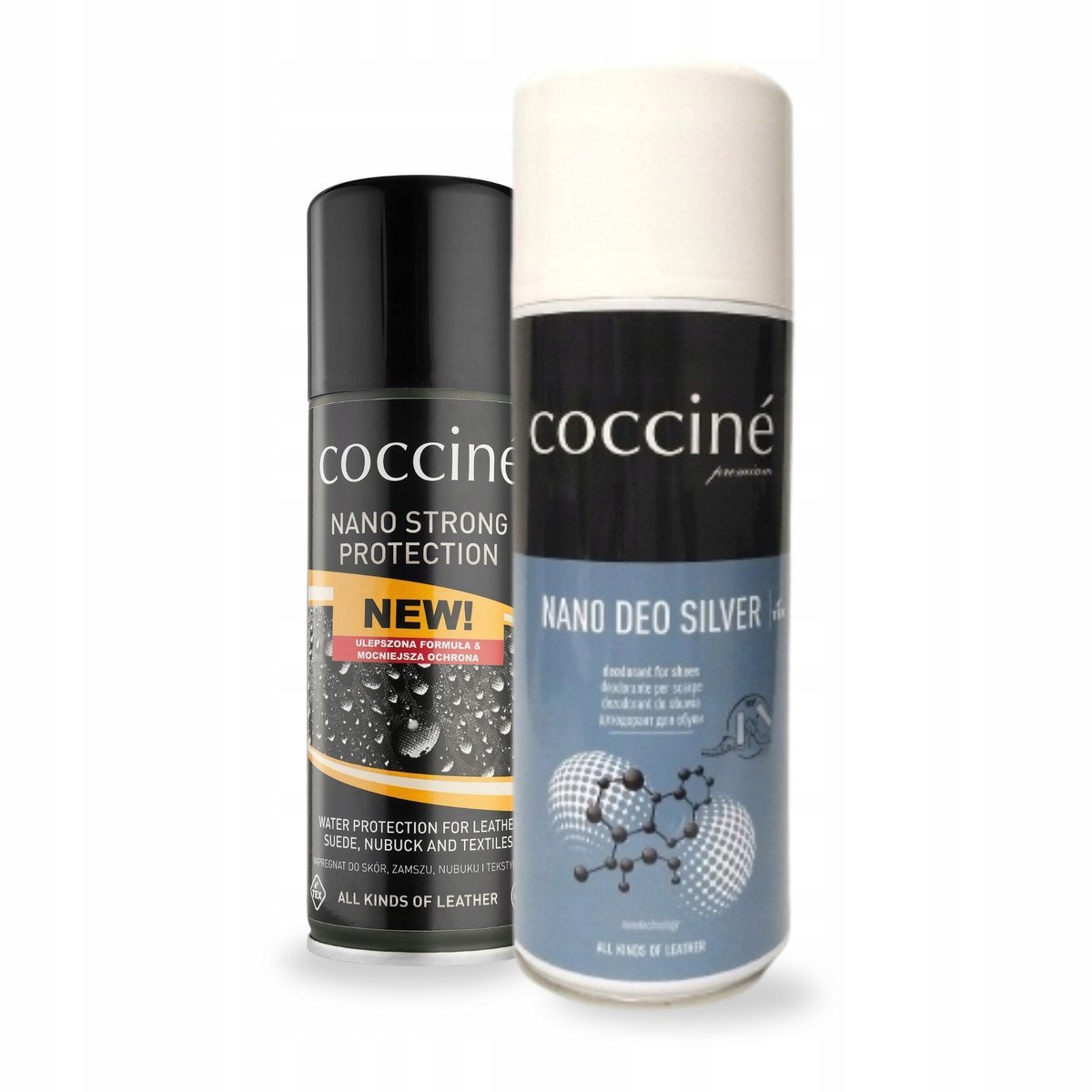 Zestaw 2w1 Impregnat do Butów Nano Strong i Dezodorant z Nanosrebrem 400ml