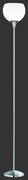Lampy stojące - Reality Leuchten Junior R43021006 lampa stojąca z białym kloszem z tworzywa sztucznego, wysokość: 180 cm, 1 x E27, maks. 60 W, żarówka nie jest dołączona, chrom R43021006 - miniaturka - grafika 1