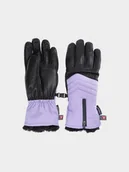 Rękawice narciarskie - 4F Rękawice narciarskie Primaloft Gold membrana 10000 damskie - fioletowe XL - miniaturka - grafika 1