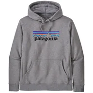 Bluzy sportowe męskie - Bluza Patagonia P-6 Logo Uprisal Hoody Rozmiar: L / Kolor: szary - miniaturka - grafika 1