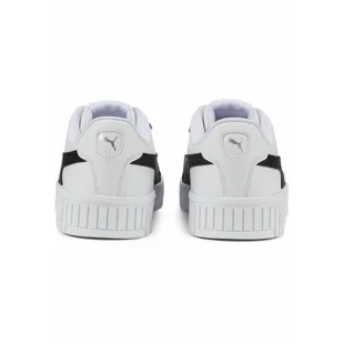 Damskie sneakersy Carina 2.0 PUMA White Black Silver Gray - Buty trekkingowe damskie - miniaturka - grafika 1