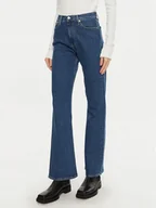 Spodnie damskie - Calvin Klein Jeans Jeansy Authetnic J20J224898 Niebieski Bootcut Fit - miniaturka - grafika 1