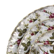 Miski i półmiski - Chodzież IWONA B013 PÓŁMISEK OWALNY 33CM ZŁOTA RÓŻA 5903353178585 - miniaturka - grafika 1