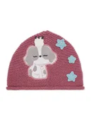 Czapki dla dzieci - United Colors Of Benetton Czapka 6V22AA007 Różowy - miniaturka - grafika 1