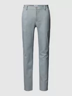Spodnie męskie - Spodnie materiałowe o kroju slim fit ze wzorem w kratę glencheck model ‘MARK’ - miniaturka - grafika 1