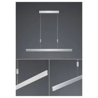 Lampy sufitowe - B-Leuchten Delta lampa wisząca, 100 cm, aluminium - miniaturka - grafika 1