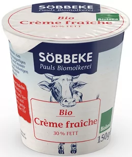 Sobbeke (nabiał z mleka krowiego) ŚMIETANA KREMOWA 30% TŁUSZCZU BIO 150 g - SOBB - Zdrowa żywność - miniaturka - grafika 1