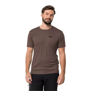 Koszulki męskie - T-shirt męski Jack Wolfskin TECH T M red earth - S - grafika 1