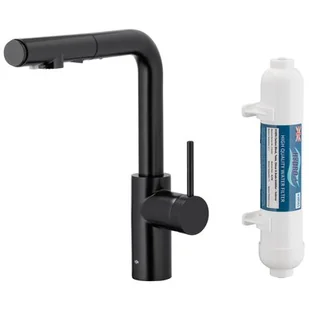 KFA Armatura DUERO PURE BASIC PULL-OUT 6623-112-81 Czarny Stal nierdzewna - Baterie kuchenne - miniaturka - grafika 1