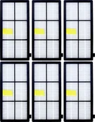 Filtry do odkurzaczy - Wymienny filtr Hepa 6 sztuk Do odkurzacza Irobot Roomba seria 800 / 900 805 865 870 871 876 880 960 965 966 980 Filtry do odkurzaczy, akcesoria Do Roomba - miniaturka - grafika 1