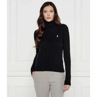 POLO RALPH LAUREN Wełniany golf Regular Fit z dodatkiem kaszmiru - Swetry damskie - miniaturka - grafika 1