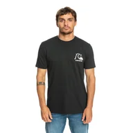 Koszulki męskie - Męska Koszulka z krótkim rękawem QUIKSILVER THEORIGINALTEE TEES EQYZT07239-KVJ0 – Czarny - miniaturka - grafika 1