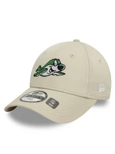 New Era Czapka z daszkiem New York Jets Nfl Mascot 9Forty 60595391 Beżowy - Czapki damskie - miniaturka - grafika 1