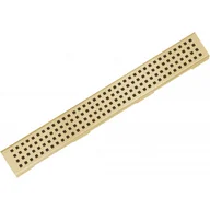 Odpływy liniowe - Maskownica do odpływu liniowego MEXEN M08, złota, 50 cm - miniaturka - grafika 1