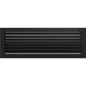 Kratki wentylacyjne - Parkanex Kominkowa Fresh 17X49 Czarna Nowoczesna - miniaturka - grafika 1