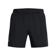 Spodenki męskie - Męskie Spodenki UNDER ARMOUR UA LAUNCH 5'' SHORTS 1382617-001 – Czarny - miniaturka - grafika 1