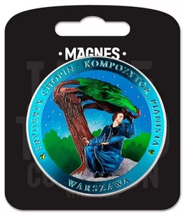 PAN DRAGON Magnes I love Poland Warszawa ILP-MAG-A-WAR-34 - Magnesy - miniaturka - grafika 1