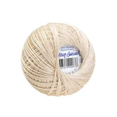 Pasmanteria - Kordonek Stokrotka nr 311 ciemny beżowy 100% bawełna 30g 200m - miniaturka - grafika 1