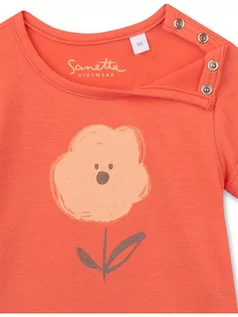 Kaftaniki dla niemowląt - Sanetta Kidswear Koszulka w kolorze pomarańczowym - grafika 1