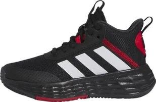 Trampki dziewczęce adidas niskie OwntheGame 2.0 K czarny/biały/różowy - Buty dla dziewczynek - miniaturka - grafika 1