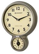 Zegary - Bresser Bresser MyTime Stainless Steel retro kitchen clock w egg timer 8020410HZI - miniaturka - grafika 1