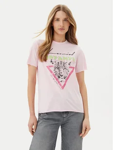 ONLY T-Shirt Lucy 15307412 Różowy Regular Fit - Koszulki i topy damskie - miniaturka - grafika 1