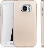 Etui i futerały do telefonów - Samsung Galaxy S7 Edge - Pokrowiec na telefon Samsung Galaxy S7 Edge - Etui na telefon w kolorze złotym - miniaturka - grafika 1
