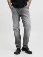 Spodnie męskie - Jack & Jones Dżinsy "Jjimke" - Regular fit - w kolorze szarym - miniaturka - grafika 1