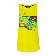 Koszulki i topy damskie - Valentino Rossi Tank-Top Vr46 Classic Tanktop żółty żółty S VRWTT392501003 - miniaturka - grafika 1