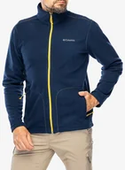 Bluzy sportowe męskie - Bluza rozpinana Columbia Fast Trek Light - collegiate navy - miniaturka - grafika 1