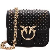 Torebki damskie - Pinko Skórzana torebka wieczorowa LOVE BELL MICRO VITELLO BOTTAL - miniaturka - grafika 1