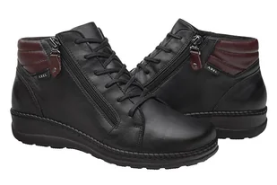 Botki AXEL Comfort 4356 H Czarne na zamek na Haluksy Kosela Medic 9356, - Botki damskie - miniaturka - grafika 2