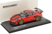 Samochody i pojazdy dla dzieci - Minichamps Porsche 911 (991 Ii) Gt2 Rs Weissac 1:43 413067291 - miniaturka - grafika 1