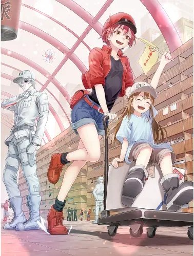 Plakat Anime Cells at Work hs_036 A3 (custom)