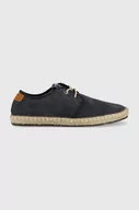 Espadryle męskie - Pepe Jeans espadryle zamszowe TOURIST kolor granatowy PMS10314 - miniaturka - grafika 1