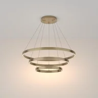 Lampy sufitowe - Wisząca lampa pierścienie Rim MOD058PL-L100BS3K Maytoni LED 115W 3000W mosiądz - miniaturka - grafika 1