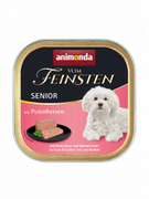 Mokra karma dla psów - Animonda Vom Feinsten Senior smak serca indyka 150g - miniaturka - grafika 1