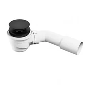 Syfony - Cersanit S904-008 SYFON WANNOWY KLIK-KLAK CZARNY - miniaturka - grafika 1