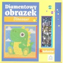 Wydawnictwo Pryzmat Diamentowy obrazek. Dinozaur - praca zbiorowa - Zabawki kreatywne - miniaturka - grafika 1
