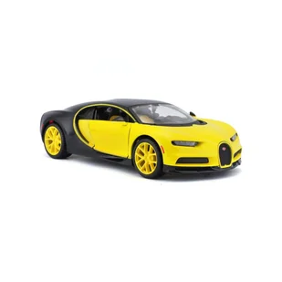 Maisto 31514-46 Bugatti Chiron żółto-czarny 124 Special Edition - model lub pojazd - Samochody i pojazdy dla dzieci - miniaturka - grafika 1