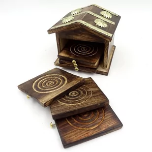 Podstawki pod kubki - Zestaw Domek - SE22 - Obrusy i serwetki - miniaturka - grafika 1