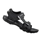 Buty rowerowe - Shimano, Buty sportowe, SHIMANO SD5 SH, SD501 SANDAŁY czarne, rozmiar 46 - miniaturka - grafika 1