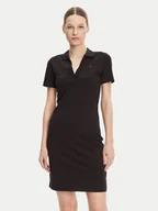 Sukienki - Tommy Hilfiger Sukienka codzienna WW0WW42567 Czarny Slim Fit - miniaturka - grafika 1
