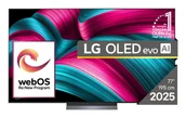 Telewizory - LG OLED evo AI OLED77C51LA 195,6 cm (77") 4K Ultra HD Smart TV Wi-Fi Czarny - miniaturka - grafika 1